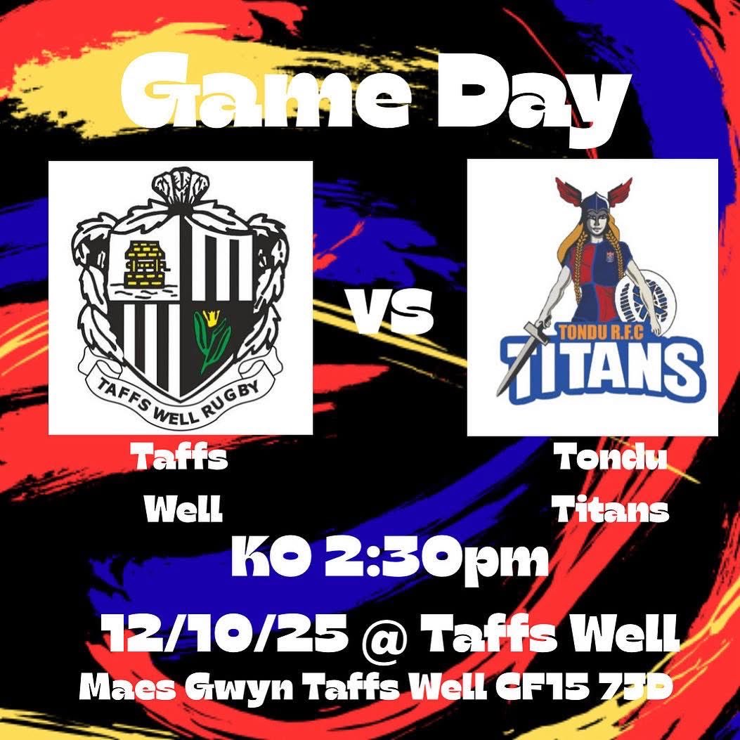 It’s game day! 🔥
The Titans are fired up and ready to hit the field for their third clash of the season, away at Taffs Well. Weeks of hard work, determination, and teamwork have led to this moment — and the girls are ready to leave it all out there. 💪
Let’s go, Titans! ❤️💙