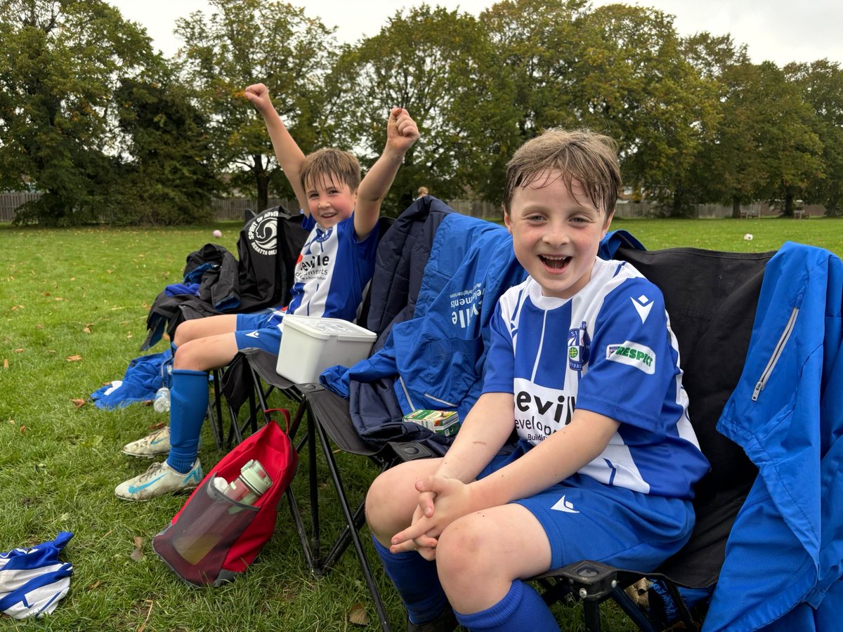 A tight win for the U9s with a brace for Riley Cunningham (not shown) and a match winning save from Man of the Match Eliot Kenny (also not shown). #stedmundsfc