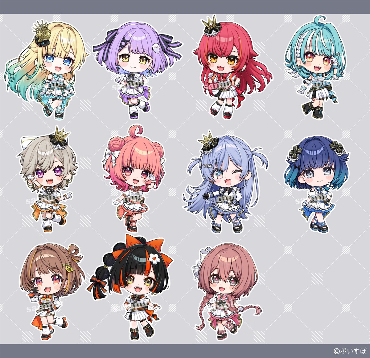 【お仕事】
ぶいすぽっ！フェス2025にて販売されます一部グッズ用SDイラストを担当させて頂きました！どうぞよろしくお願いします✨
#ぶいすぽフェス2025