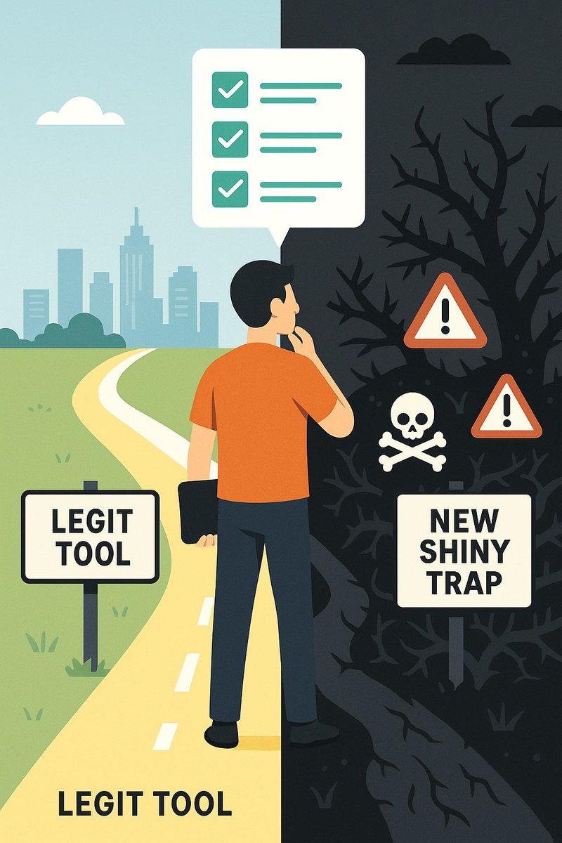 Blockhacks's tweet image. Most new dev tools are traps.

They promise to save you time, but end up costing you 
weeks of debugging and frustration.

Here&apos;s the 5-point checklist we use to tell if a tool is legit or a waste of time. (Bookmark this) 👇

1. The 5-Min Doc Test:
Open their docs. Can you find a…