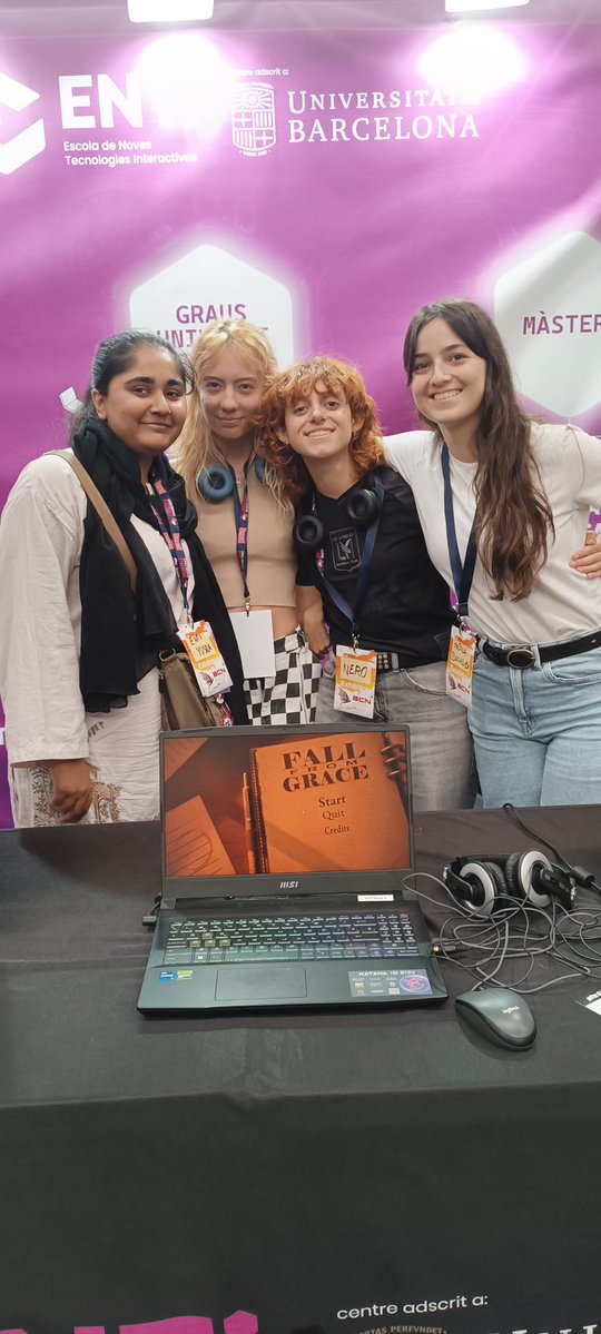 ENTI - Escola de Noves Tecnologies (@enti_bcn) on Twitter photo L'últim dia de la #BCNGF2025 però el #TalentEnti no decau!
Les desventures d'un "pipa" a The Roadie Path, el misteri de Fall from Grace i l'aventura còmic d'Escape Toon L'últim dia de la #BCNGF2025 però el #TalentEnti no decau!
Les desventures d'un "pipa" a The Roadie Path, el misteri de Fall from Grace i l'aventura còmic d'Escape Toon