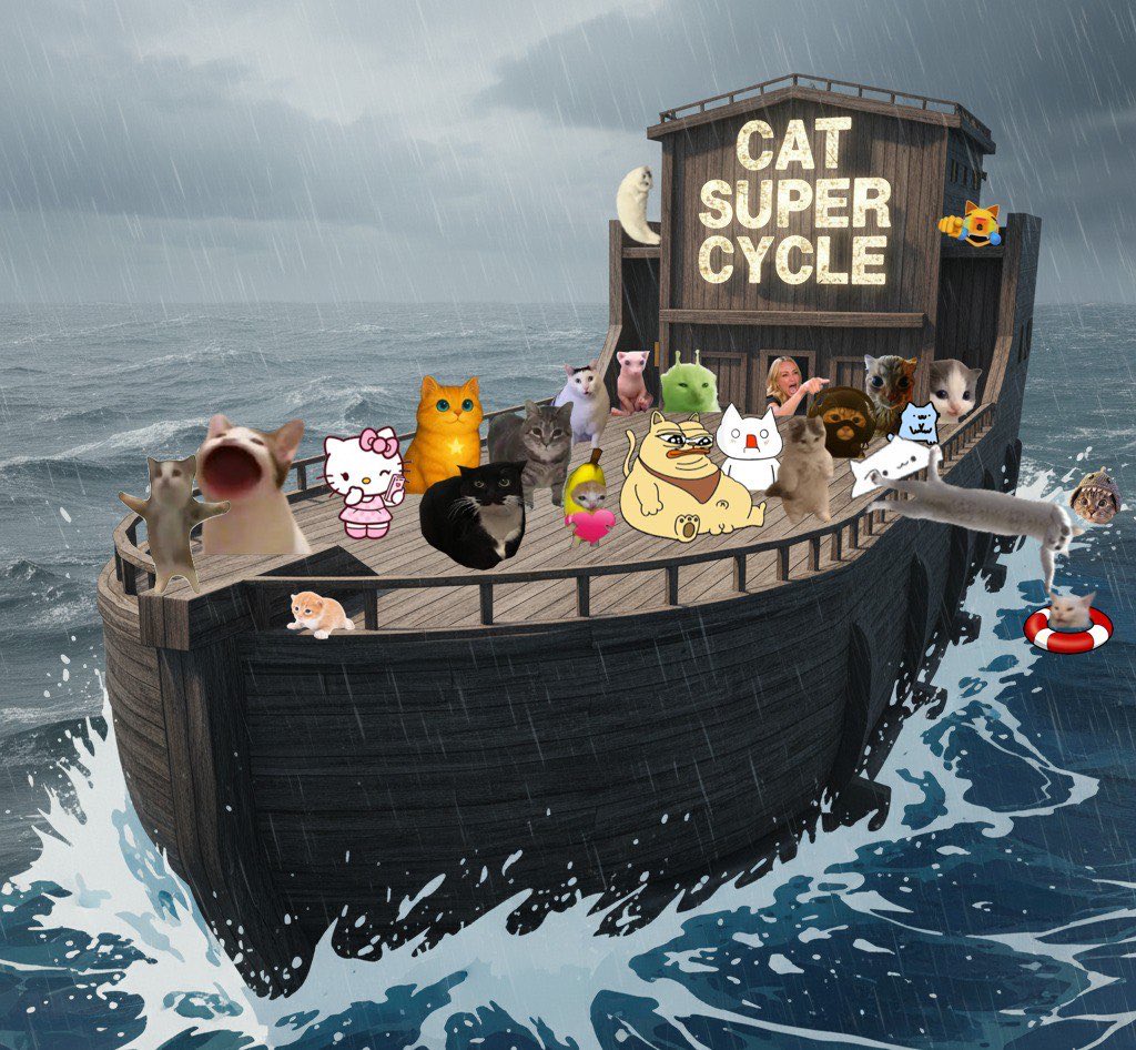 Premium Feline Asset arc is here to save you!
CAT SUPER CYCLE is coming for you!

$SPINCAT 
$POPCAT 
$MINI 
$OIIAOIIA 
$MOG 
$KITTY 
$HOSICO 
$LONG 
$MICHI 
$GARY 
$nub 
$HUHCAT 
$MASK 
$GIKO 
$BONGO 
$BINGUS 
$hehe 
$glorp 
$WYAC 
$GAK 
$CHONKY
$SC
$HAPPY
$mooncat

check out