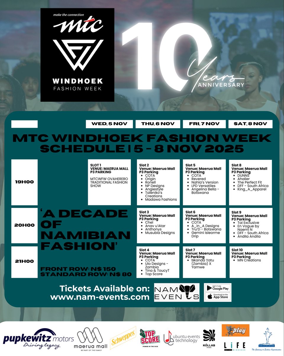 MTC Windhoek Fashion Week tweet media