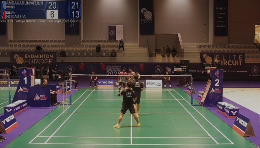 BadmintonMedia1's tweet photo. Hariharan &amp; Arjun Won The MD Title At The Turkiye International Challenge . 2 Titles In 2 Weeks For Them . This Was Their 4th Tournament As A Pair . They Will Likely Break Into The Top 100 In The World Rankings Next Week . Congratulations To Both Of Them ❤️✨ 

#TurkiyeIC2025 https://t.co/82DTqj3Bdp