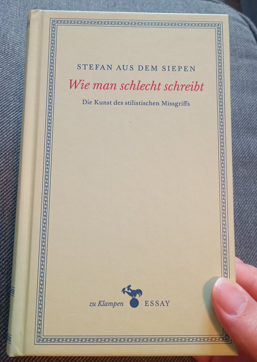 Marc Püschel (@daily_hegel) on Twitter photo Neben Schopenhauers Klassiker "Über Schriftstellerei und Stil" ist das hier eine wundervolle und erheiternde Pflichtlektüre für jeden, der schreibt. Neben Schopenhauers Klassiker "Über Schriftstellerei und Stil" ist das hier eine wundervolle und erheiternde Pflichtlektüre für jeden, der schreibt.