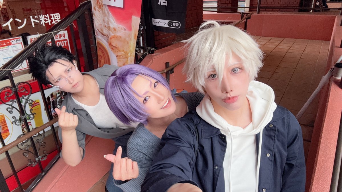 ヒルサお疲れ様でしたCDジャケット？の凪でしたん♪
チームVでたくさん遊んでハッピー♪
#コスプレス
#ヒルサイド