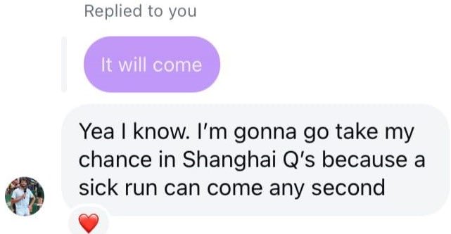 🤯👏 This message was sent by Valentin Vacherot to a friend on Instagram ahead of Shanghai qualifying 👇 

‘A sick run can come at any time’

Now he has become the lowest-ranked play EVER to win a Masters 1000 💥 

🚀 From world #204 to #40 

📸 <a href="/QuentinMoynet/">Quentin Moynet</a>