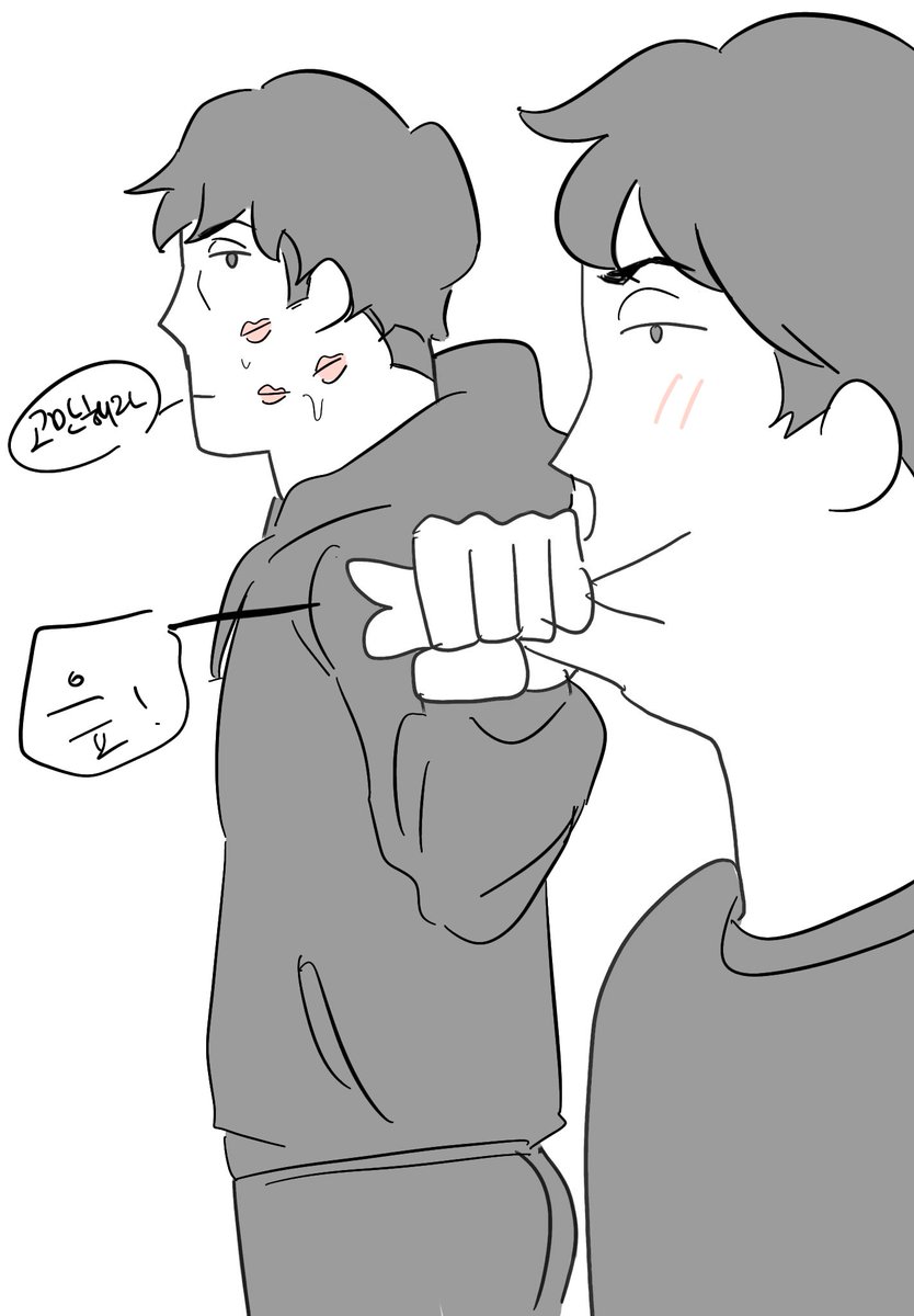 #형현
전화
집가서 뽀뽀 왕창 했다네요