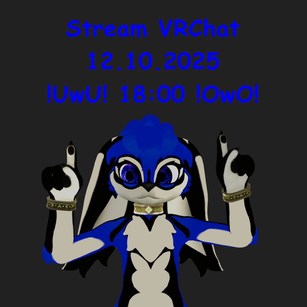 PL: Zapraszam bardzo serdecznie na pierwszego od dawna streamka na twitch z VRChat (oczywiście z FBT)
ENG: I warmly invited to the first VRChat stream on twitch in a long time (of course with FBT)
twitch.tv/konrai23