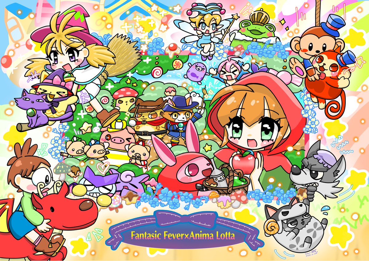 .*･ﾟFantasic Fever × Anima Lotta.*･ﾟ

きらきらなおとぎの世界を合わせてみました！大好きなメダルゲームが永遠に遊べますように🪄︎︎✨🍎