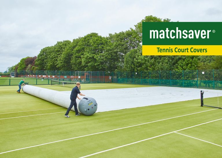 Matchsaver Tennis Court Covers - Court covering solutions for clubs and for private courts.
Pull-on Pull-off, Air Roller Covers and Automated deployment. Call +44 (0) 3458 721800 matchsaver.com/tennis-courts/