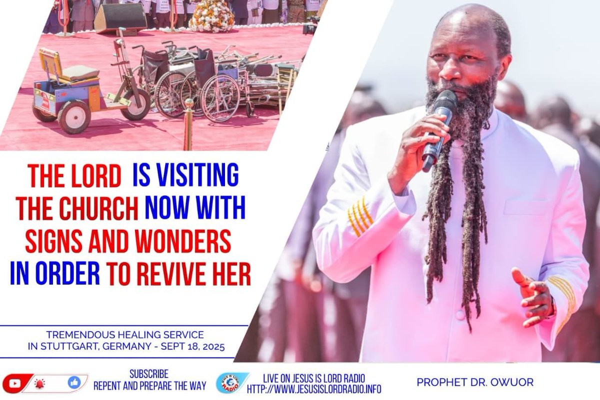 Math___World's tweet image. The LORD  is visiting the church with signs and wonders to revive her because time is over.

#HealingFromMozambique