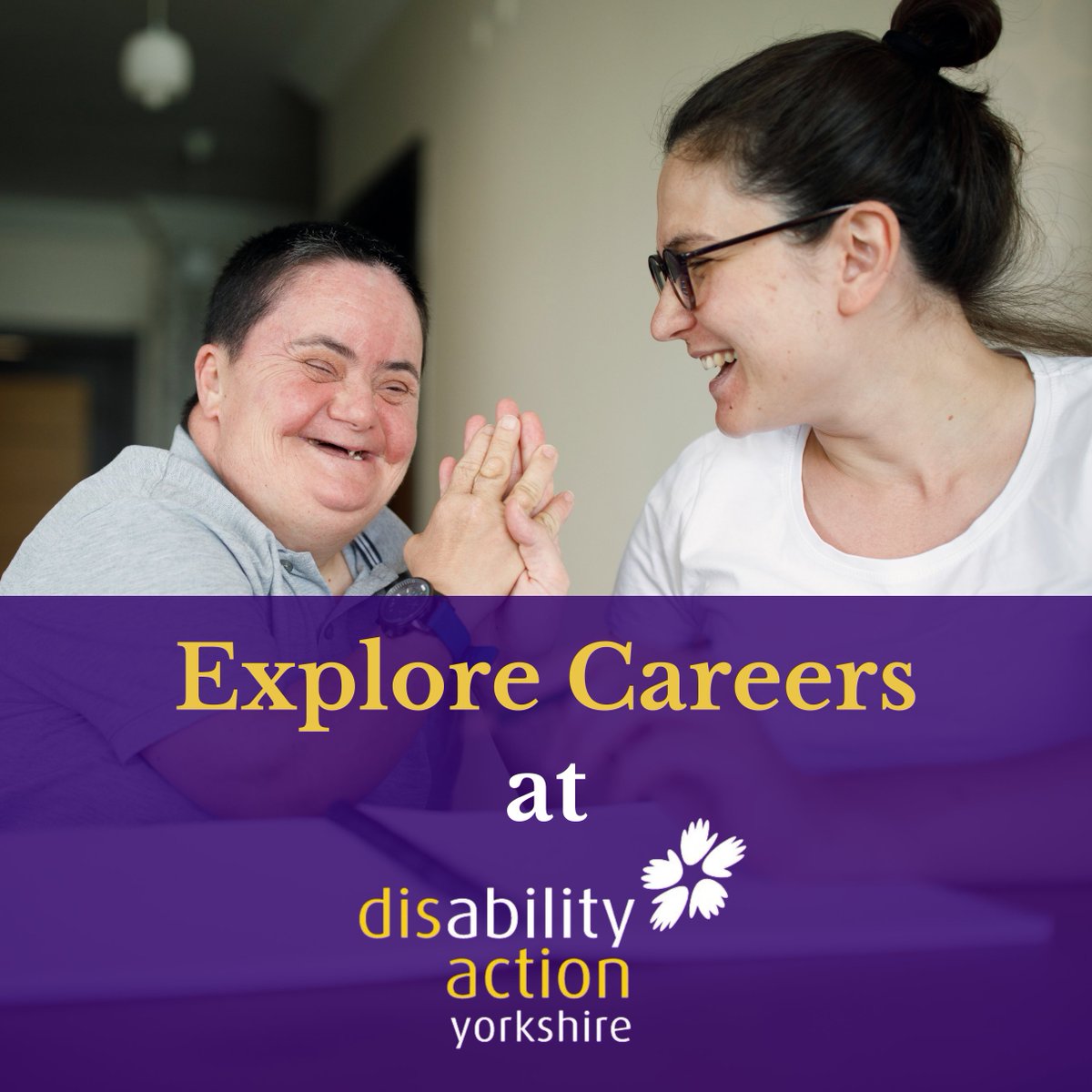 Looking for a career with purpose? 🌟 Join Disability Action Yorkshire and help create an inclusive society! Enjoy generous leave, competitive salary, &amp; a caring culture. Make a real difference today! Apply : disabilityactionyorkshire.org.uk/get-involved/j… #DisabilityActionYorkshire #JoinOurTeam
