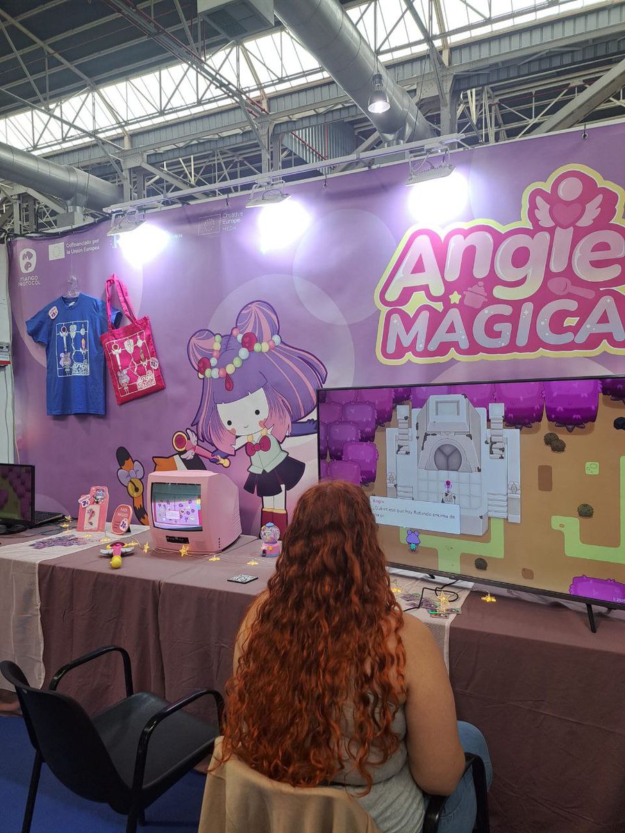 nnintendoaccion's tweet image. ¡Vamos con el tercer día de la @IndieDevDay en @bcngamefest!

¡Por aquí tenemos Angie Magica, de @MangoProtocol!

#indiedevday #bcngamefest #nintendo #nintendoswitch #switch #indie #nintendoaccion