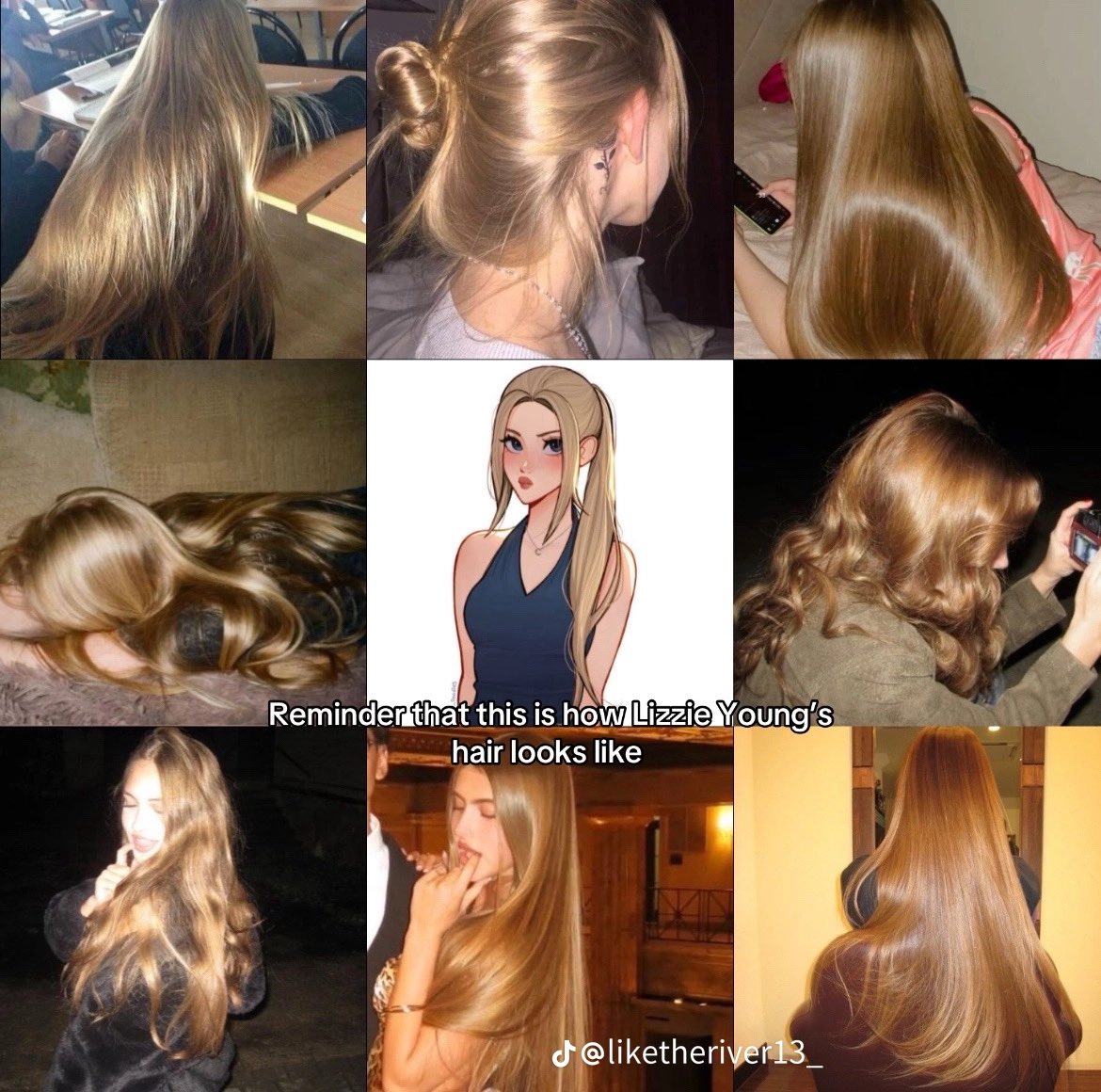 ela tem o loiro mais lindo do mundo…