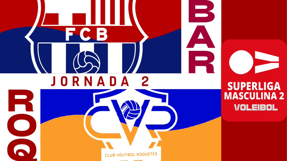 Barça Voleibol 3 - 0 Club Volei Roquetes

Jornada 2 #SuperligaMasculina2

Estadísticas: rfevb-web.dataproject.com/MatchStatistic…