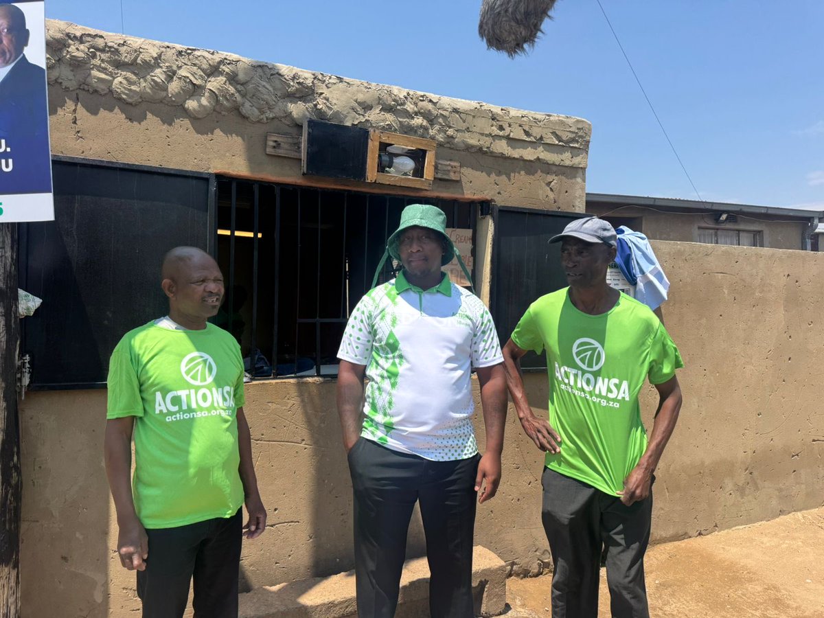 XolaniKhumalo_'s tweet photo. Today, joined the leadership of @Action4SA in Diepkloof, Soweto. 

We are here to encourage the residents of Ward 29 to come out and vote for our Councillor candidate Josiah “Coach” Moloi on Wednesday, 15 October 2025. 

#ReadyForAction https://t.co/2gxfGWx8dD