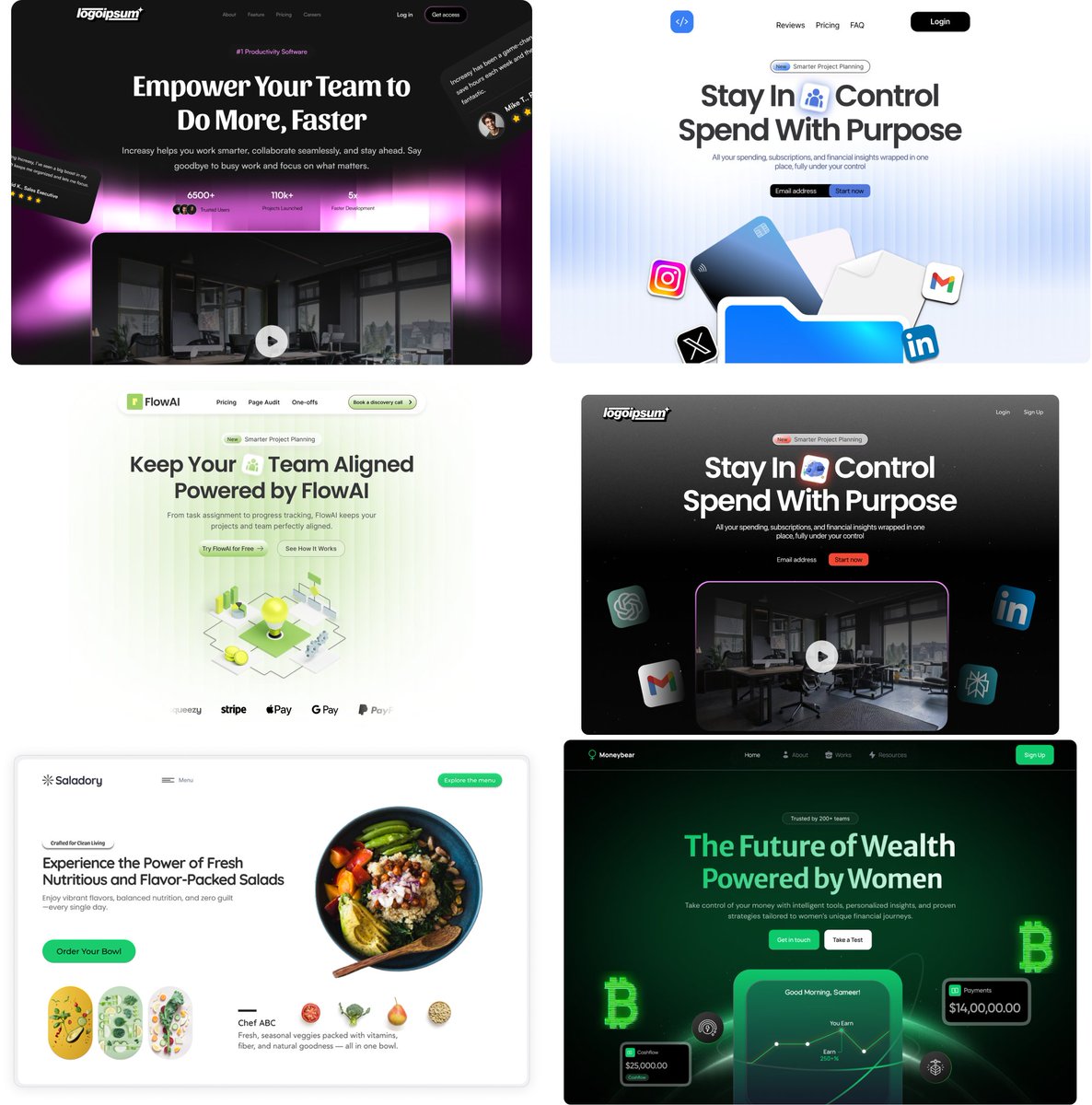 _sameerrr0's tweet image. ’m giving away ready-to-use Figma Hero Designs (worth hundreds of dollars) completely FREE.

- Perfect for websites, startups, and landing pages.

Here’s how to grab your copy:

- Follow me
- Like this post
- Retweet
- Comment “Hero” below

Clean, simple, and effective 👇