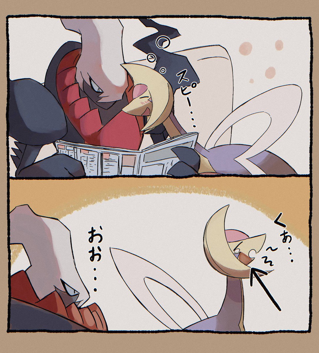 tamodaro_go's tweet image. 寝跡～