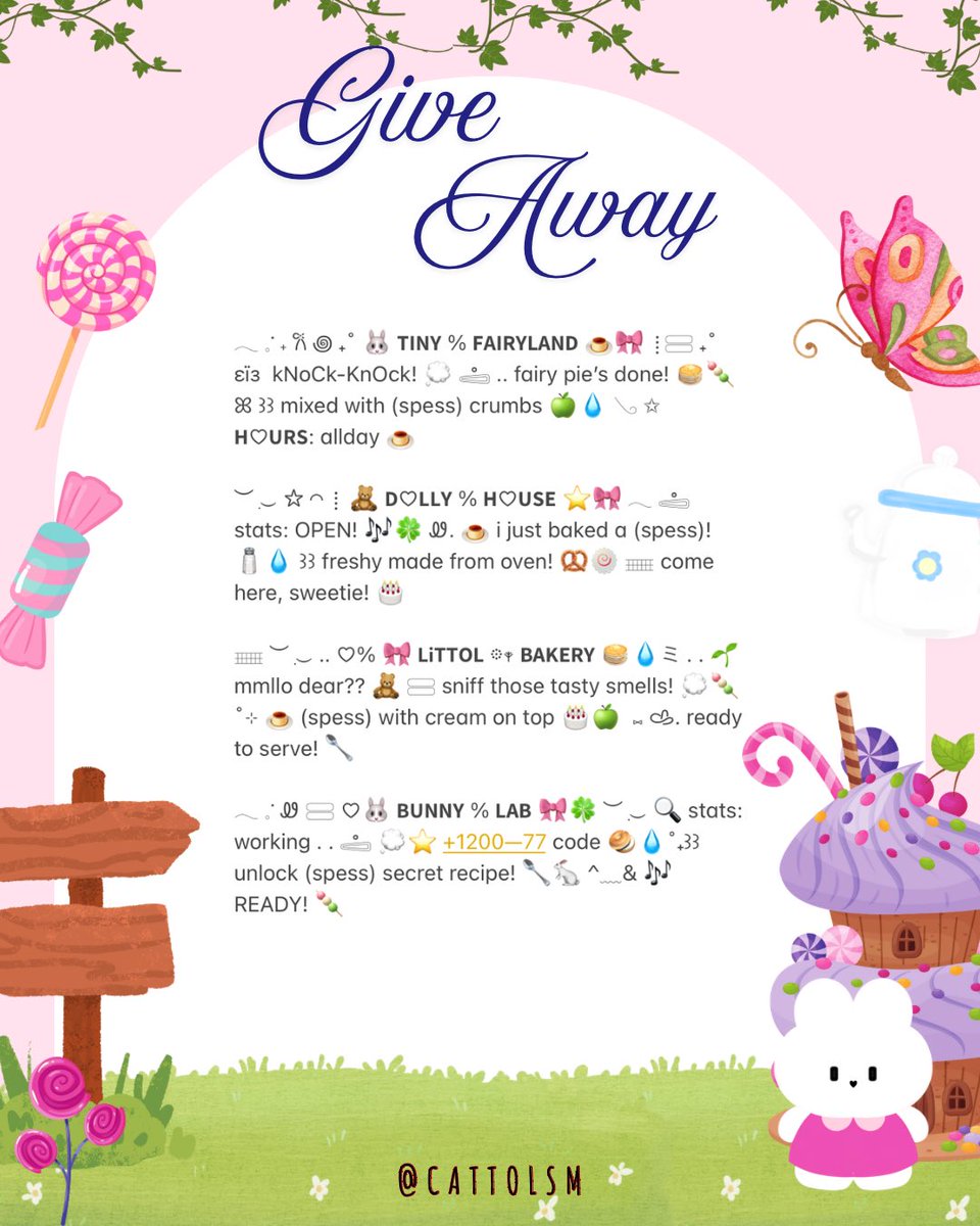 ؘ (@lzestrange) on Twitter photo ⣠ ︵ ♥︎ GiVEAWAY ALERT! <3 ⭐️🎀 𓂅
◠ ⢸⠀ ada free 4 bio wording 🎶🍏 𓂃 . εїз dalam rangka merayakan ultah kak <a href="/strawbeyv/">nad @ after dm</a> .ᐟ.ᐟ >___% 💬👧🏻 ▷ check alt untuk lihat rules yaa. . ✋🏻 ₊˚𓂂
☆ —— alt for more details. 🐈💧
zonauang % zonajajan % zonaba ⣠ ︵ ♥︎ GiVEAWAY ALERT! <3 ⭐️🎀 𓂅
◠ ⢸⠀ ada free 4 bio wording 🎶🍏 𓂃 . εїз dalam rangka merayakan ultah kak <a href="/strawbeyv/">nad @ after dm</a> .ᐟ.ᐟ >___% 💬👧🏻 ▷ check alt untuk lihat rules yaa. . ✋🏻 ₊˚𓂂
☆ —— alt for more details. 🐈💧
zonauang % zonajajan % zonaba
