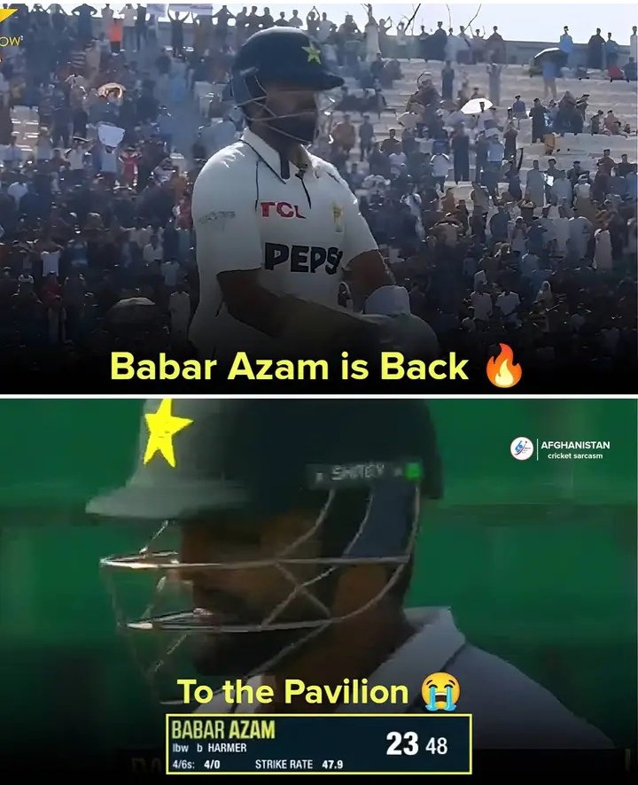 itz_Prabhaa's tweet image. Missed the well deserved century by just 77 runs 💔
Barest of margins .
Well played the greatest crowd puller babar the king 👑
#SAvPAK #Pakistan #PAKvSA