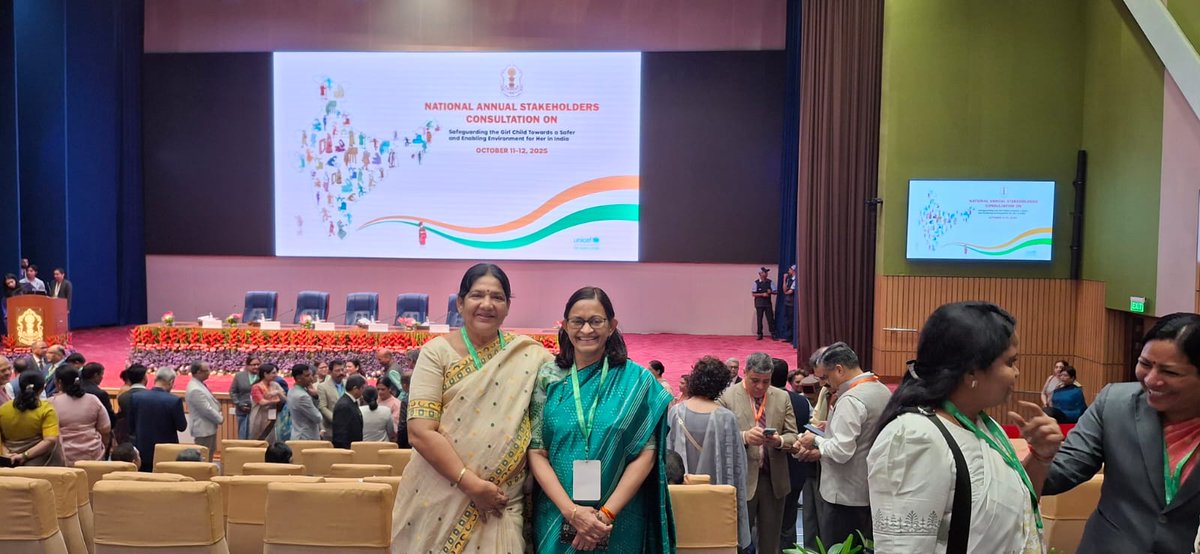 tgscpcr_'s tweet image. Honoured to join the Annual Partnership Conference on creating a safe and empowering environment for every girl child, organized by JJC &amp;amp; UNICEF India.

#GirlChildRights #UNICEFIndia #ChildProtection #EmpowerGirls #TGSPCR