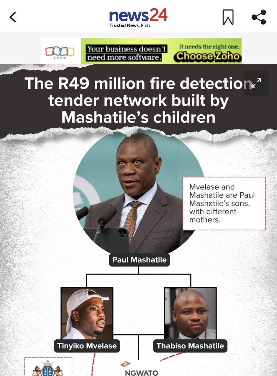 See how they do it for Paul Mashatile. Faces, names and relation.