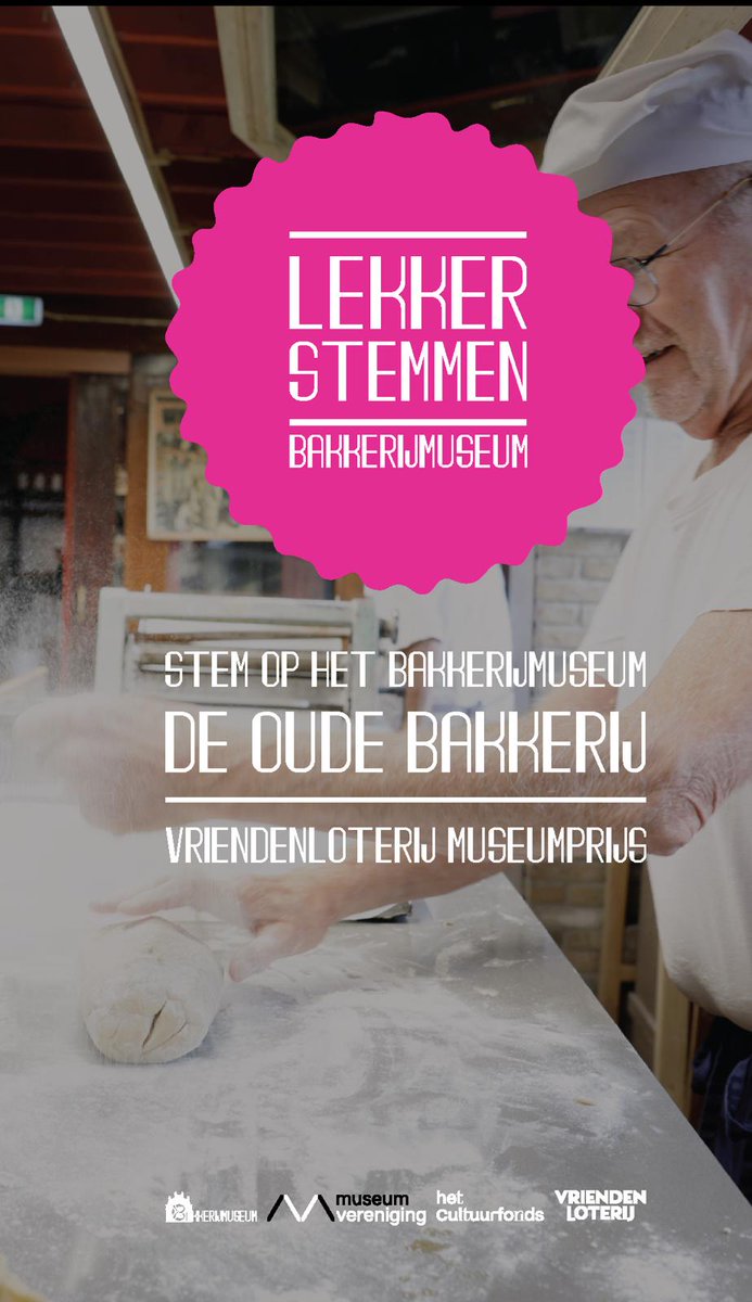 🍪Stem jij ook op het lekkerste museum van Nederland?   🎊Wij maken kans op de Vriendenloterij Museumprijs, met als hoofdprijs wel 100.000 euro! Ook is elke stem een Euro waard.   ✨Steun jij ons prachtige museum?  Lekker stemmen!  winnaar.vriendenloterij.nl/museumprijs202…