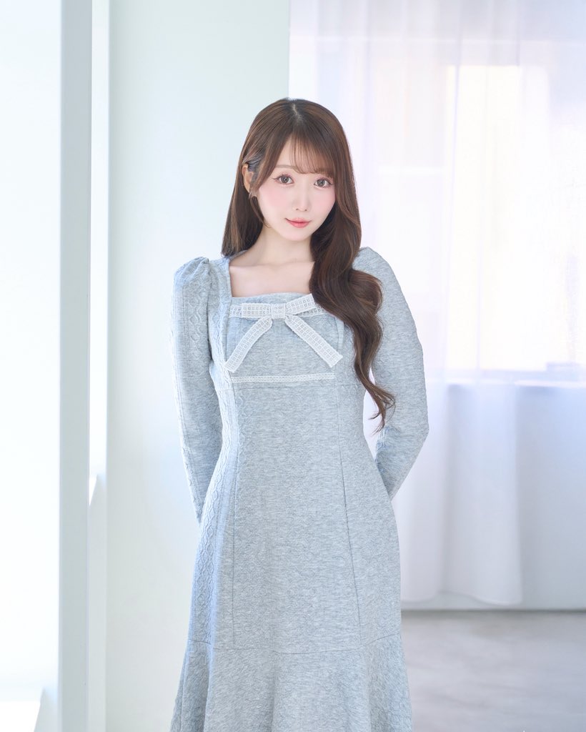 RoseMuse ロゼミューズ Crochet knit o/p rosemuse Knit sew pleated