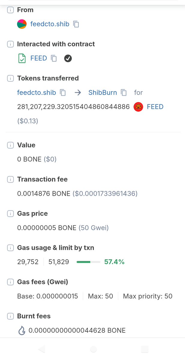 feedcto's tweet image. Burned 281,207,229 $FEED now by FEED Japanese LP Community.
#Shibarium
#FeedOnShibarium