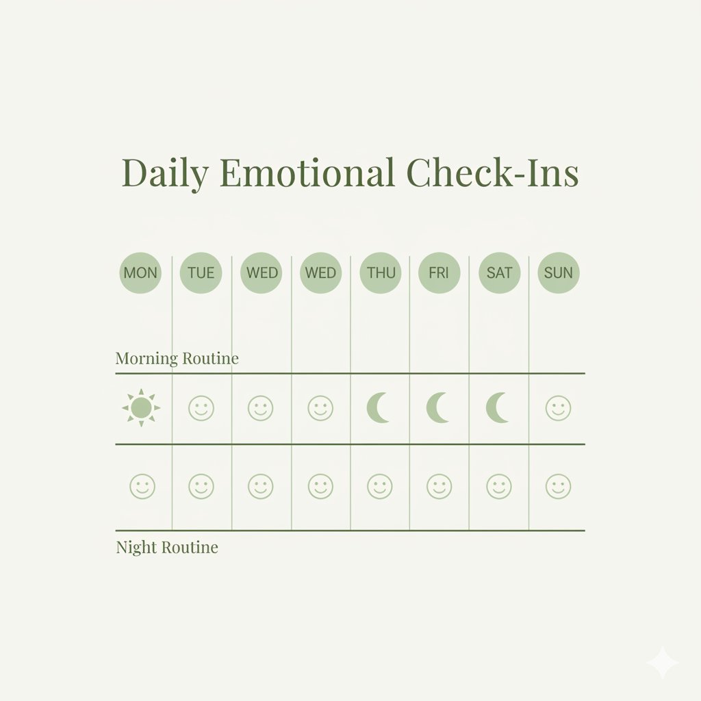 mindfulmirror31's tweet photo. Consistency is key. Our 90-day guide breaks down your emotional wellness journey into manageable daily steps. Small changes lead to big growth. 🌱🗓️ #SmallStepsBigResults #DailyMindfulness #PersonalGrowth #EmotionalRhythm #ConsistentPractice #WellnessJourney #DailyHabits https://t.co/QWqNtJ6rU8