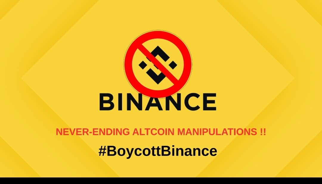 #BinanceBoykot
