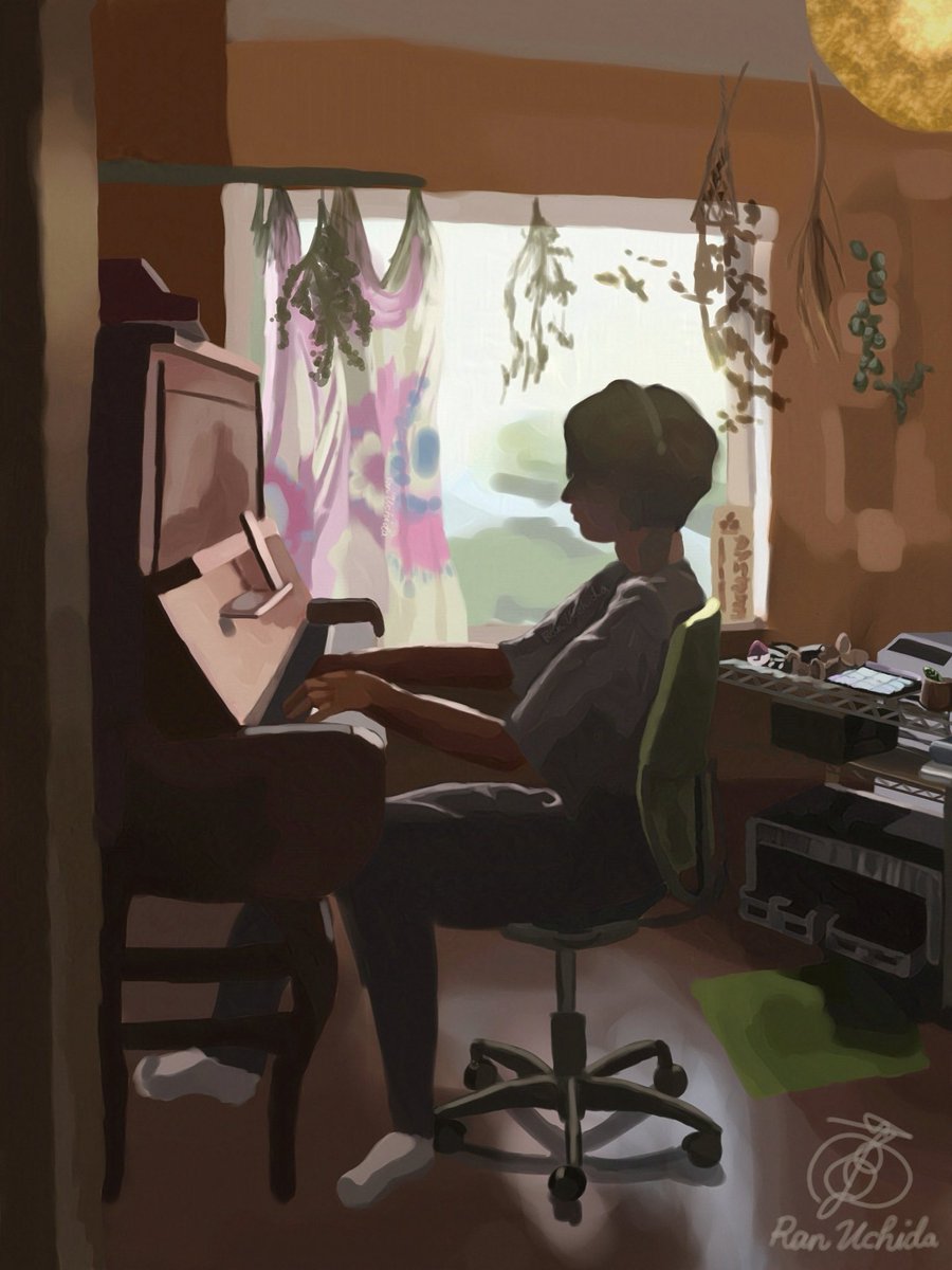 ran_uchida's tweet image. 数日かかるとか言いつつ今日絵が完成しました。
ご本人様→ @so__ta66 @Komasutalabo
Please do not reupload my art or use it to train AI.
無断転載、AI禁止。
#pianist #digitalart #ibisPaintX #絵描きさんと繋がりたい