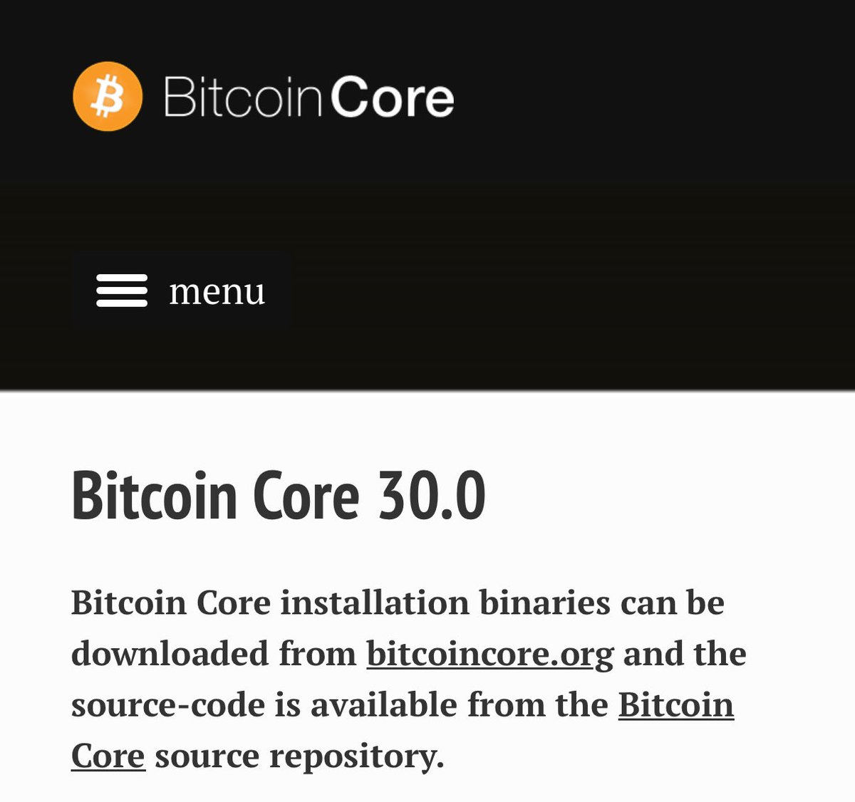 JUST IN: #Bitcoin Core 30.0 has been released 🙌 https://t.c | KuCoin