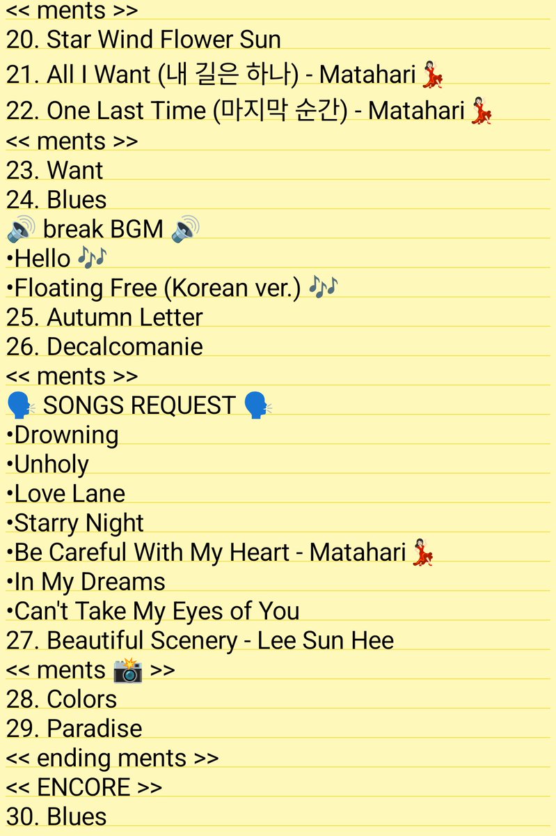 cikinmoss's tweet image. 2025 SOLAR 3RD CONCERT : SOLARIS

Day-2

Setlists : 30 songs + 7 songs requests
Duration : 2hours 28minutes (approximately)

#Solar_3rd_Concert #Solaris