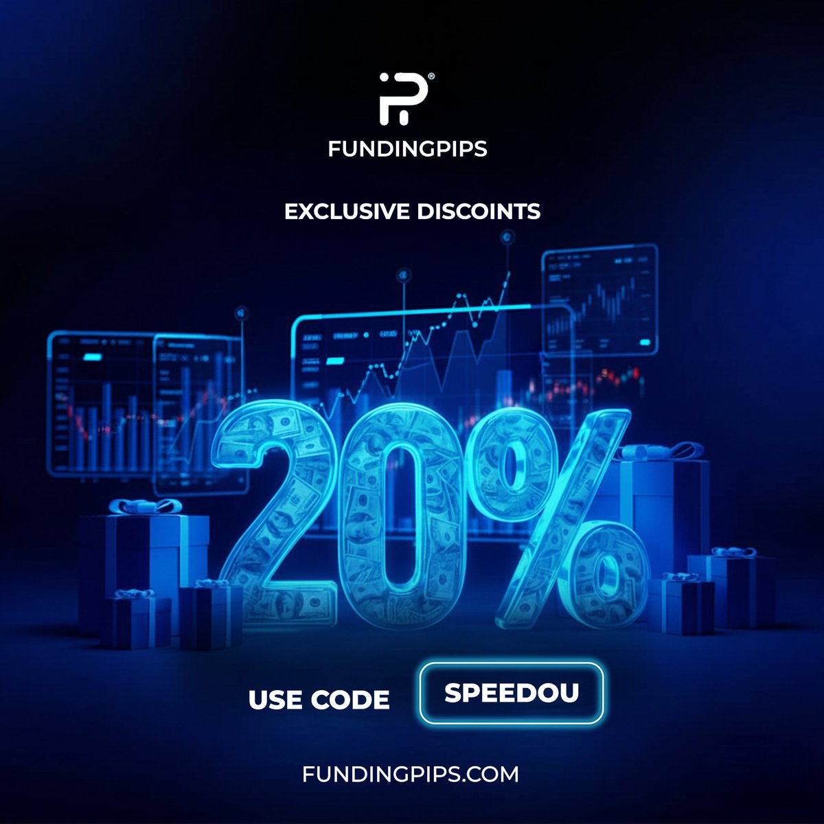 Get 20% discount on all accounts sizes when you use code '  SPEEDOUFX '