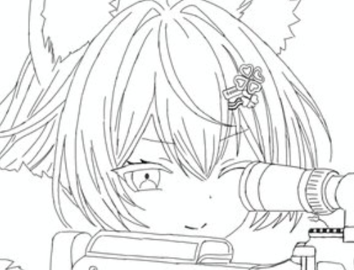 savirella's tweet photo. @bianshu945 3. 在您第二幅作品的綫稿，您是會把高光畫出來成爲您綫稿的一部分，可是在您第三幅的作品卻沒有這樣做，請問是爲什麽呢？ https://t.co/WIgBGBXQAO
