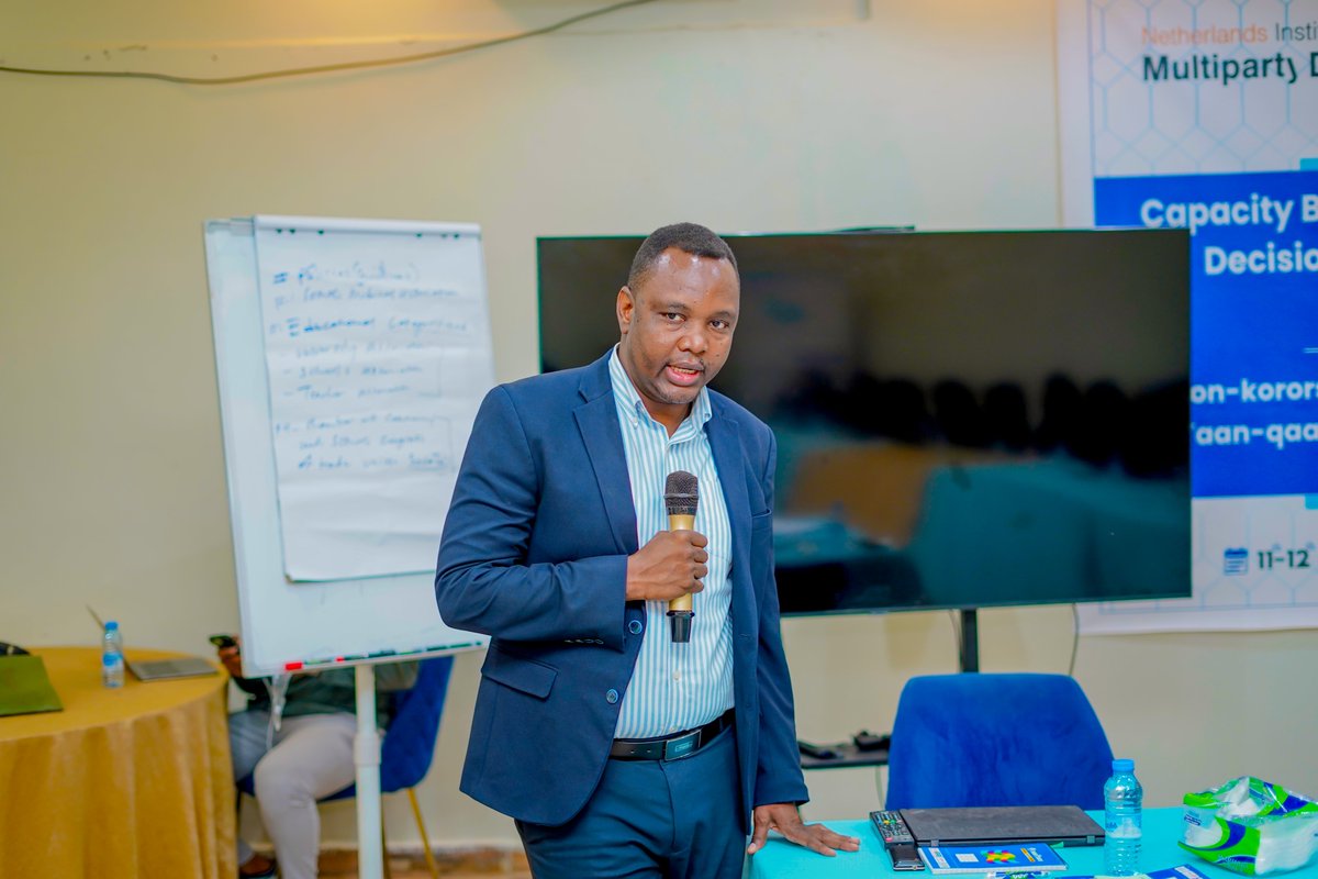 A two-day Capacity Building Workshop for #CSOs on Government Decision-Making and Policy Review Processes in #Somalia was conducted on 11–12 October 2025 by our partner <a href="/SONSA_NSA/">𝐒𝐨𝐦𝐚𝐥𝐢𝐚 𝐍𝐨𝐧-𝐒𝐭𝐚𝐭𝐞 𝐀𝐜𝐭𝐨𝐫𝐬</a>  under the <a href="/GoleKaab/">Gole Kaab</a>  Project.