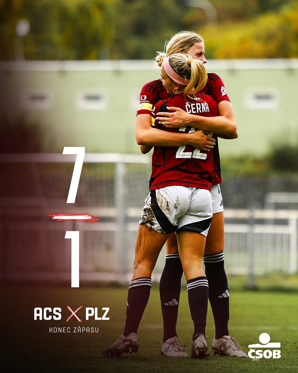 ACSparta_Zeny's tweet image. ⭐️⭐️⭐️ VÍTĚZSTVÍ 

Viktorii Plzeň porážíme vysokým rozdílem 🙌

#acsparta | #csob