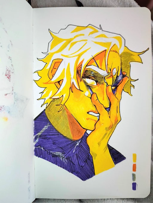 Day 12 of Inktober #adamwarlock #marvel