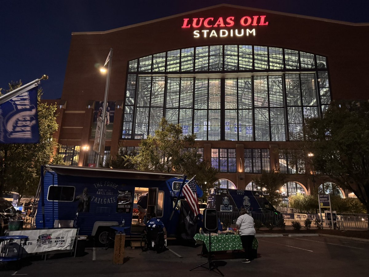 Set up and ready to rock 🎸 
<a href="/Colts/">Indianapolis Colts</a> fans if your going to the game swing by and take your Anvil Shot 
<a href="/sickpodcolts/">The Sick Podcast - Anvil Show</a> <a href="/CJColtsFan/">CJ</a> <a href="/ColtsClyde/">B!& UnCLyde</a> <a href="/Whoisjoshsr/">Josh Harris Sr</a>