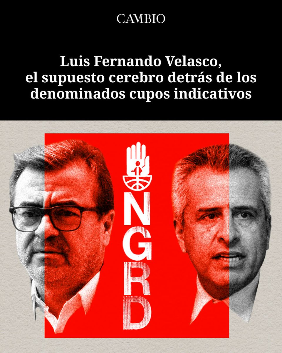 estoescambio's tweet image. Dos declaraciones ante la Corte Suprema muestran al exministro Velasco como unos de los cerebros detrás de las supuestas cuotas indicativas distribuidas en el Congreso para garantizar la “gobernabilidad” durante el gobierno Petro. CAMBIO revela detalles.

tinyurl.com/mrru2nk8