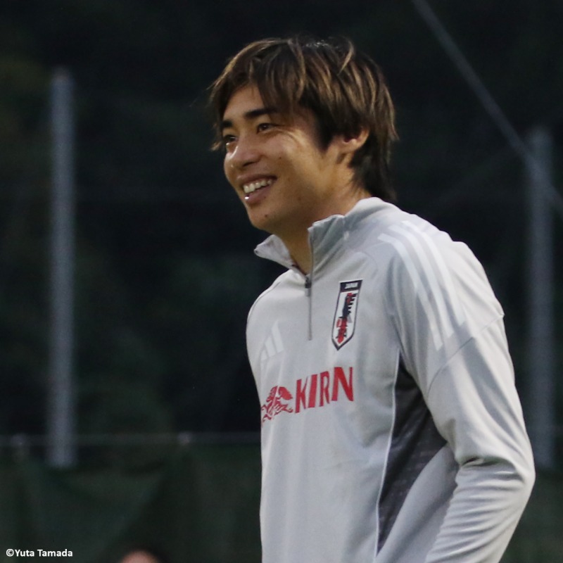 GoalJP_Official's tweet photo. 🇯🇵 攻撃のイメージは? 🇧🇷
14日にブラジル代表との親善試合を迎える #サッカー日本代表。
伊東純也
「攻め込まれる分、こちらもカウンターを素早くうまく使えれば、チャンスは作れるんじゃないかなと思います」
「(モナコDFと対峙なら)一対一では負けなかった印象があるので、どんどん仕掛けたい」