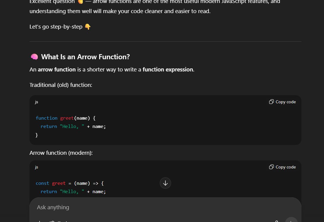 DivyaParya97677's tweet image. Day 1 of #ndaysofcode 
Dived into javascript first and foremost.Learnt the basics using chatgpt and then it helped me dive deeper into arrays and objects.But to be very honest,js is kinda boring maybe thats cuz i havent started building projects yet.