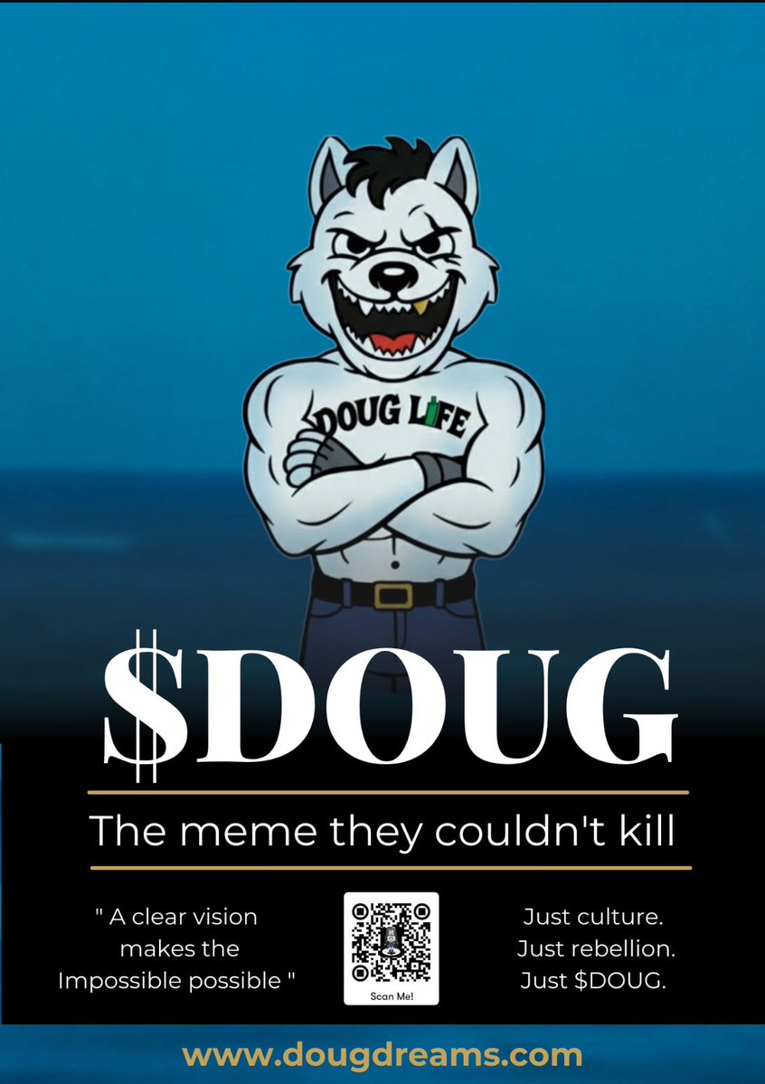 udugabriel3's tweet image. $DOUG isn’t coming to play, it’s coming to dominate. 👑
The calm before the storm is almost over… get ready for liftoff
@cto_doug