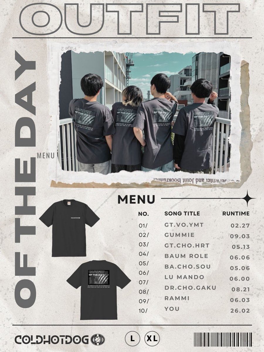 ColdHotdog527's tweet photo. 🧊🌭新グッズ🧊🌭
 
10/15 川崎CLUBCITTAでのライブより、新グッズとしてTシャツを販売します！ぜひ物販にてお買い求めください！👕👚
 
追加のグッズもあるのでお楽しみに！！ https://t.co/NMiqhSb3dV