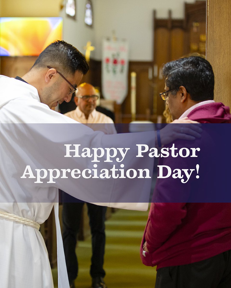 LCEF_'s tweet photo. Happy Pastor Appreciation Day! 

When you see your pastor today, be sure to share a word of thanks. A simple "thank you" can mean so much. Let's show them how much their ministry matters to us all. 

#ThankAChurchWorker #LCEFLovesChurchWorkers #TogetherInFaith https://t.co/hKFL5KHlbv