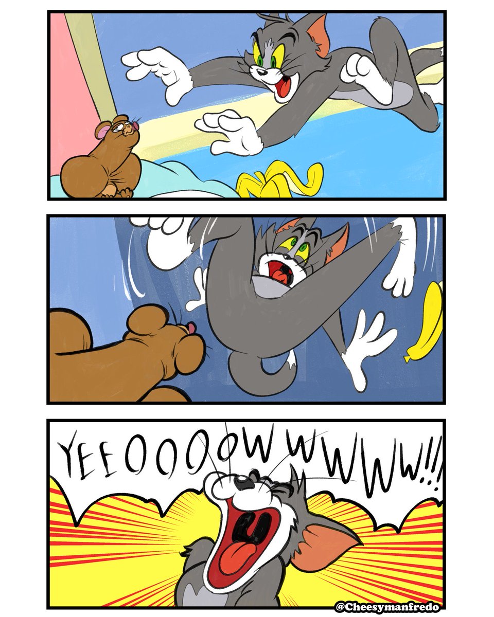 Cheesymanfredo's tweet image. Tom and Jerry
