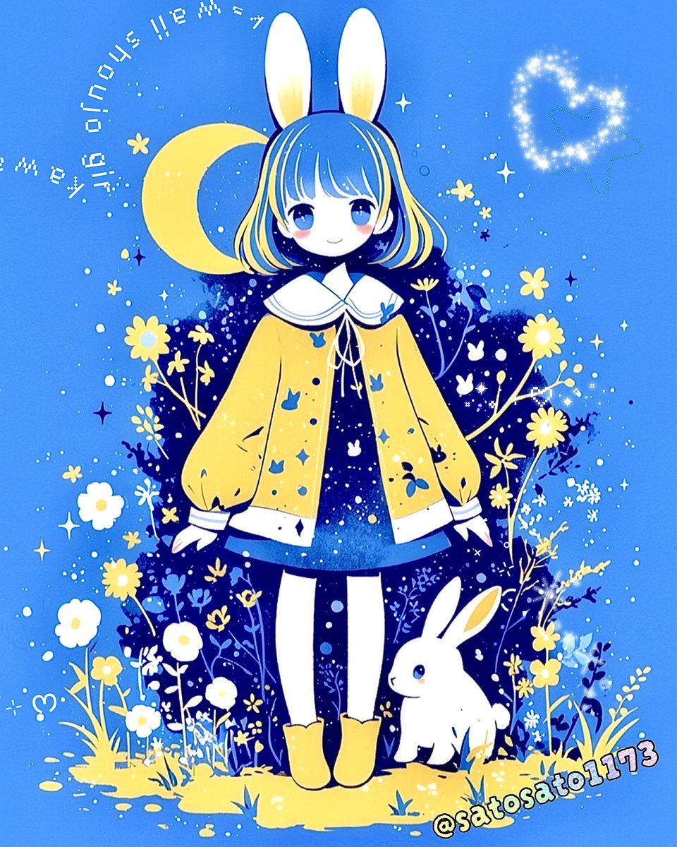 ⋆*✩࿐⋆*🌸🍃
⠀
今日もおつかれさまでした⸜🐰⸝♡⃛

またあした.ᐟ See you💗⋆*✩
*ପ(◍˘ ꒳˘)✯*･🌙.｡ｵｬｽﾐﾅｻｲ💤
⠀
#フォロバ100  #AIイラスト 
⋆*✩࿐⋆*🌸🍃
⠀
🍭 <a href="/satosato1173/">さとーぅ🍭Sato🐰🍰🦄</a> ぴｮﾝ🐇彡
🔙必ずフォロバ💕⋆*✩