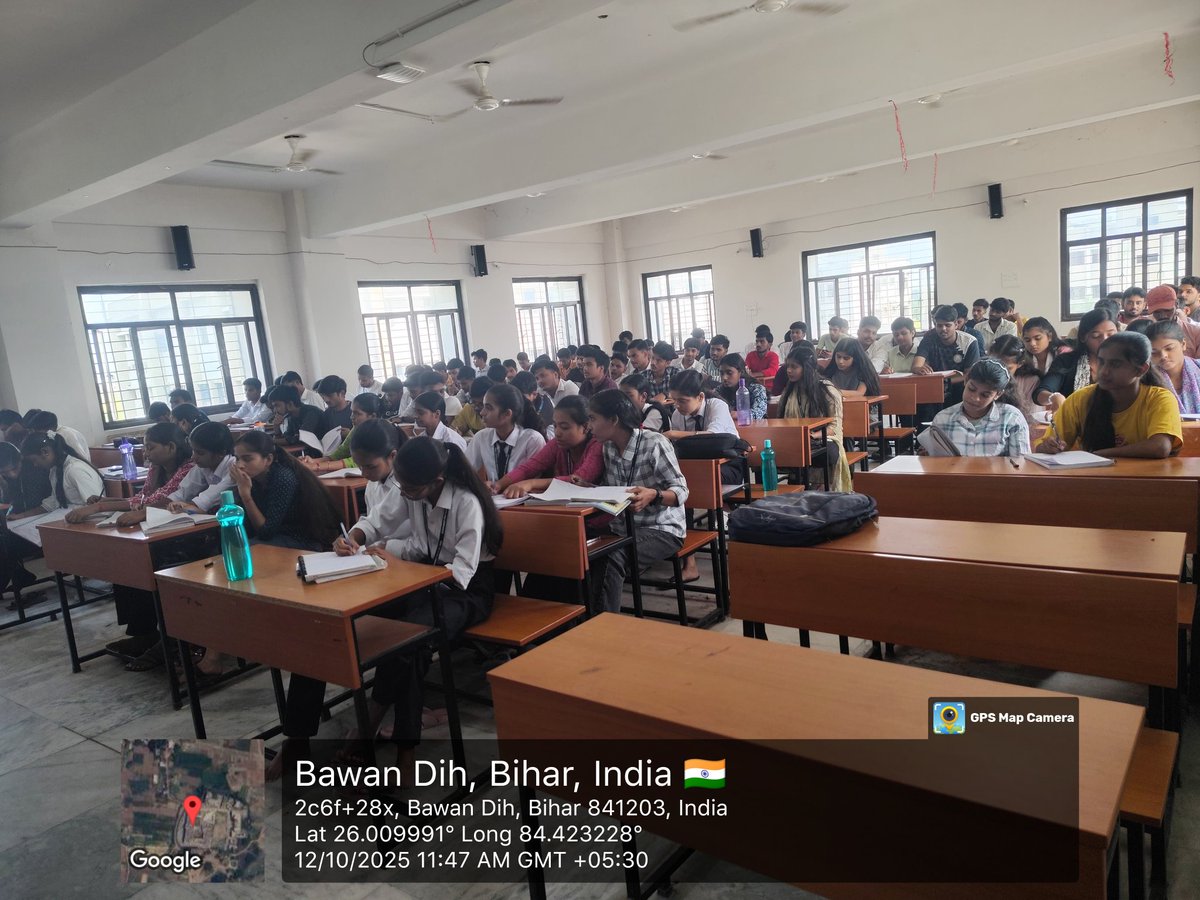 SiwanGP's tweet image. Sunday Extra Classes at GP Siwan ✨
In view of the upcoming semester exams scheduled for December, extra, doubt-clearing, and revision classes were held today (12th October 2025) from 10 AM to 5 PM at Government Polytechnic Siwan.
#GPSiwan  #ExtraClasses #DedicatedTeachers